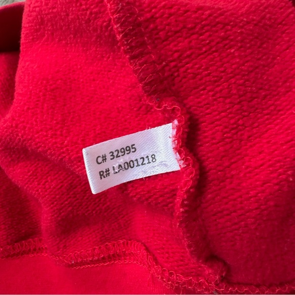 Motif Apparel Red Pullover Hoodie Size S - Picture 4 of 8